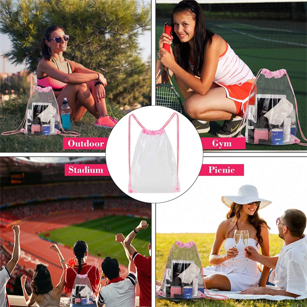 301964020 Clear Drawstring Backpack
