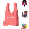 Reusable And Foldable Vest Tote Bag With Pouch
