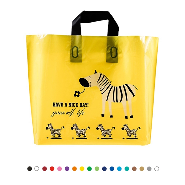 Recyclable Long Handle Tote Bag