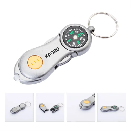 Portable Survival Compass Keychain