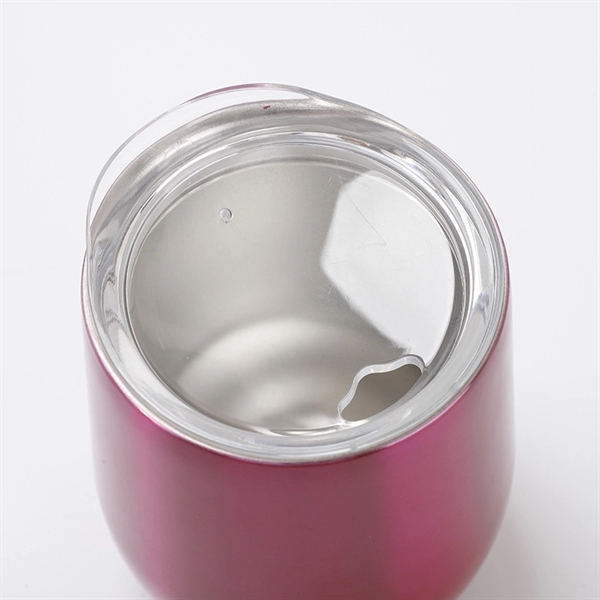 12Oz Insulated Stainless Steel Drink Tumbler With Lid