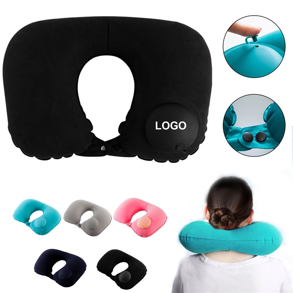 U-Shape Inflatable Neck Pillow