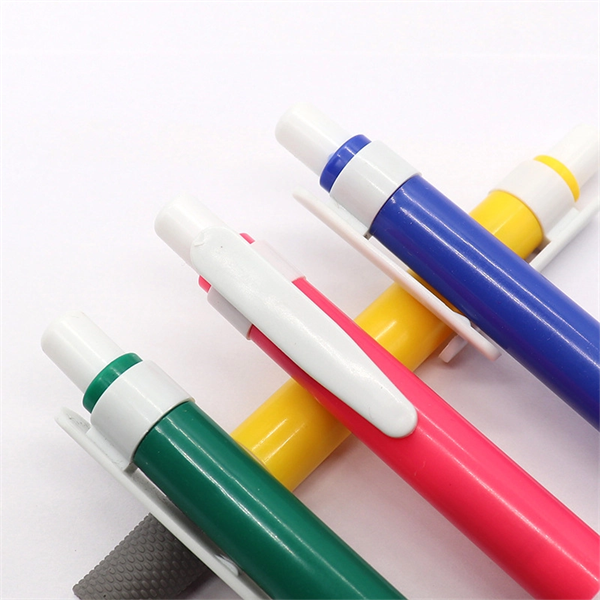 Colorful Sleek Write Ballpoint Pen W/Rubber Grip