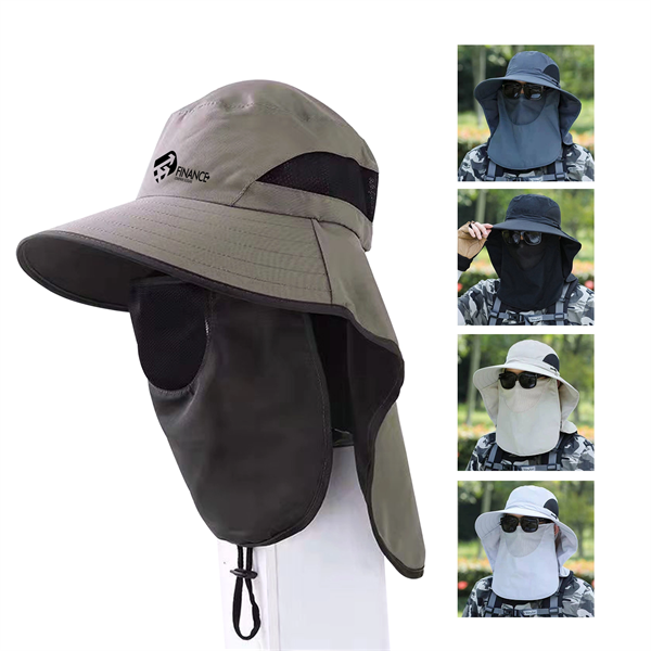 Outdoor Sun Hat With Face Shield