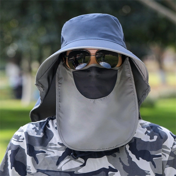 Outdoor Sun Hat With Face Shield
