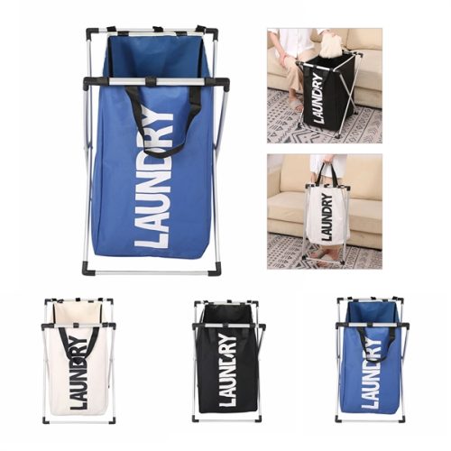 Oxford Foldable X-Frame Laundry Hampers Basket