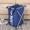 Oxford Foldable X-Frame Laundry Hampers Basket