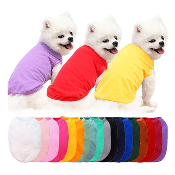302696769 Dog Cotton Vest Coat In Summer