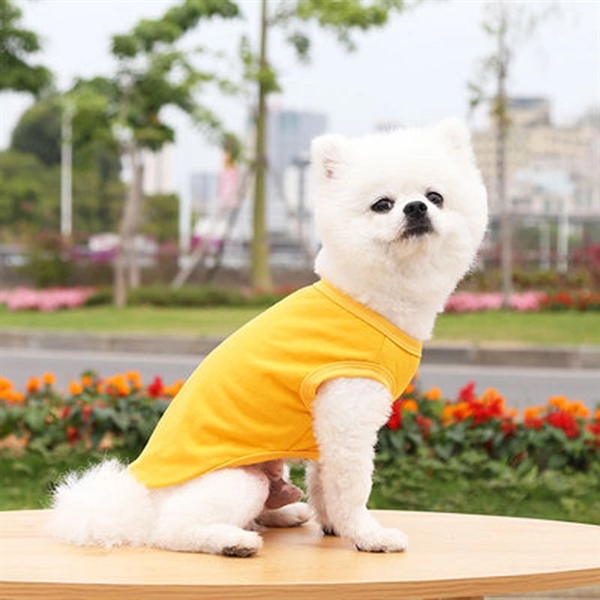 302696774 Dog Cotton Vest Coat In Summer