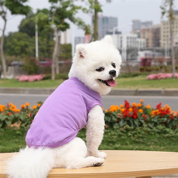 302696775 Dog Cotton Vest Coat In Summer