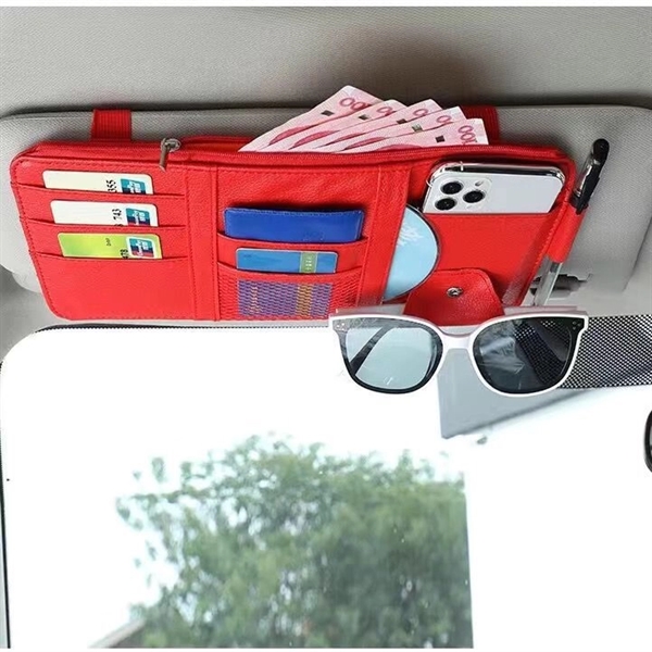 Car Sun Visor Point Pocket Organizer