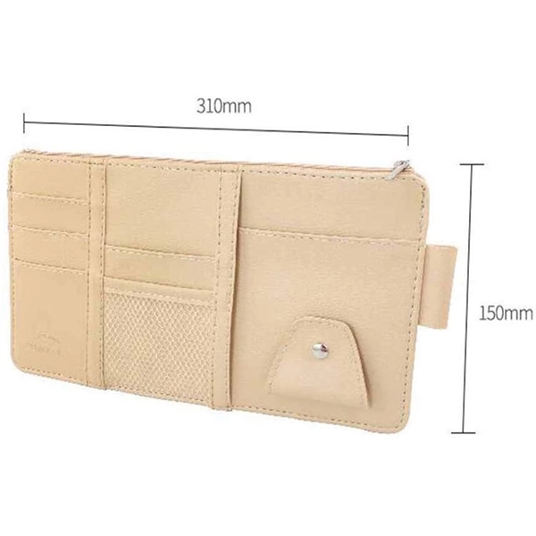 Car Sun Visor Point Pocket Organizer