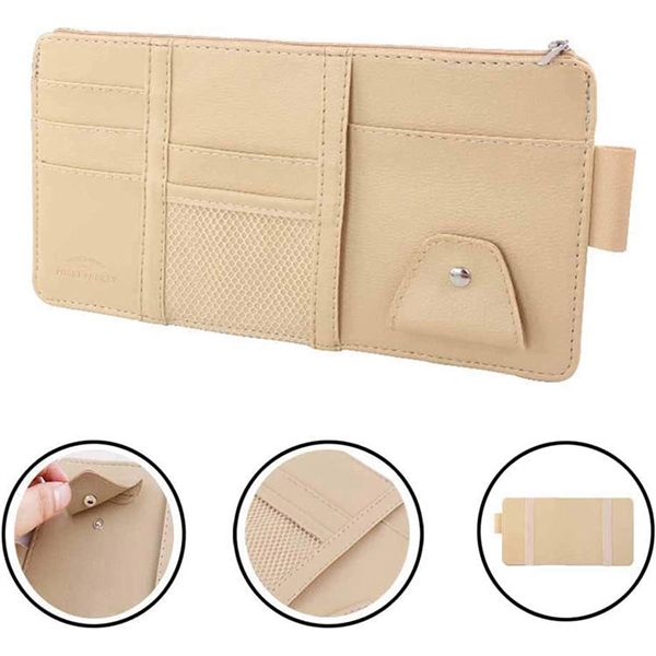 Car Sun Visor Point Pocket Organizer