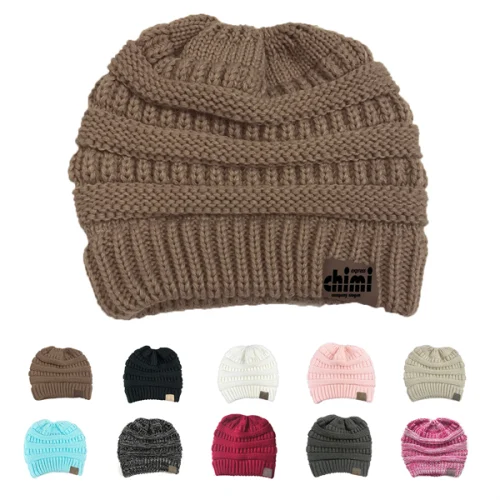 Beanie Multi Color Ribbed Hat Cap