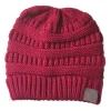 Beanie Multi Color Ribbed Hat Cap
