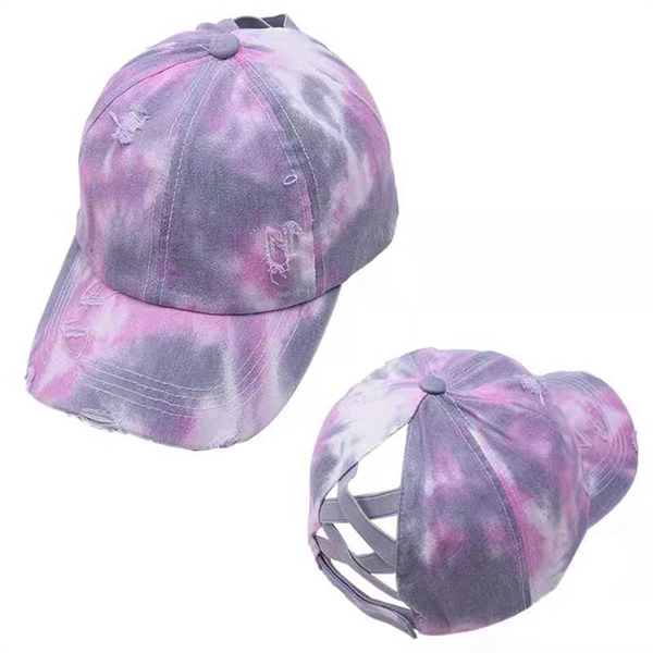 Tie-Dye Ponytail Cap