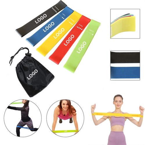5-Piece Yoga Exercise Resistance Bands Set