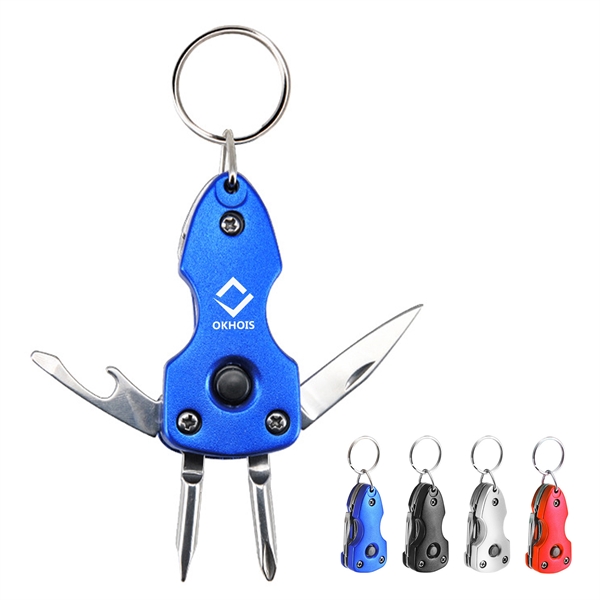 Multifunction Tactical Keychain Tool