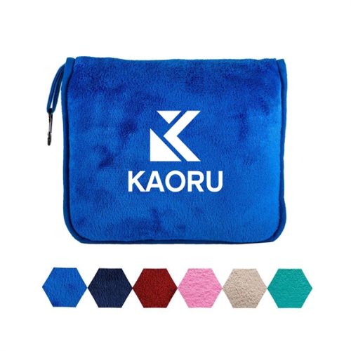 Premium Soft Travel Blanket W/ Hand Luggage Belt