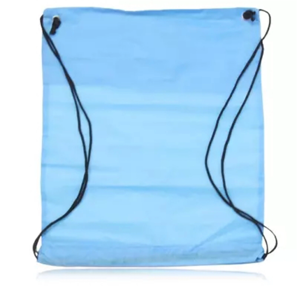 210D Polyester Nylon Mesh Drawstring Backpack