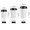12 Oz Food Grade Double Wall Paper Cup W/ Lid