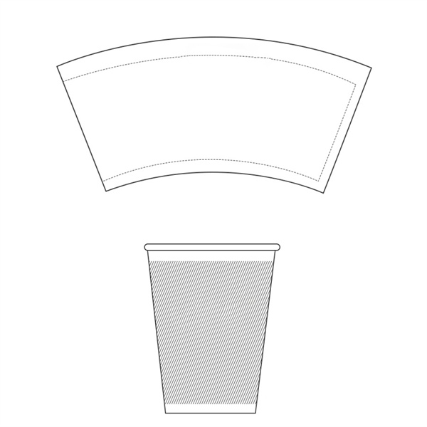 12 Oz Food Grade Double Wall Paper Cup W/ Lid