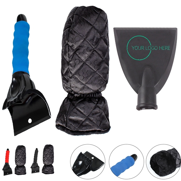 Glove Foam Grip Windshield Scraper Set