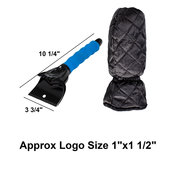 Glove Foam Grip Windshield Scraper Set