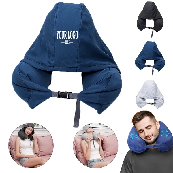 Portable Luxury Bag Travel Hood Neck Pillow