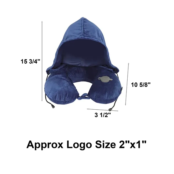 Inflate Travel Hood Neck Pillow