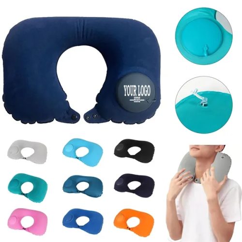 Collapsible Inflatable Travel Neck Pillow