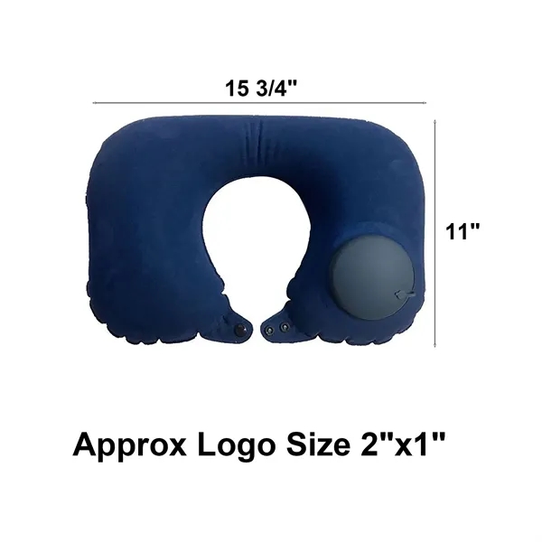 Collapsible Inflatable Travel Neck Pillow