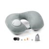 Flocking Inflatable U Shaped Pillow