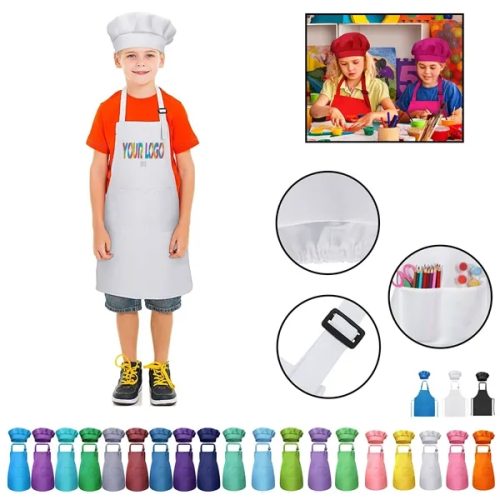 306869374.webp Kids Apron Chef Hat Set