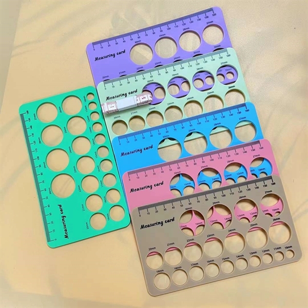 Silicone Breast Pump Nipple Measuring Card