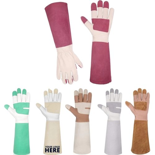 Long Leather Gardening Glove