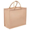 Jute Shopper Tote Bag