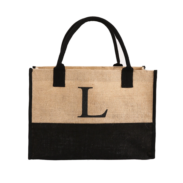Jute Grocery Tote Bag