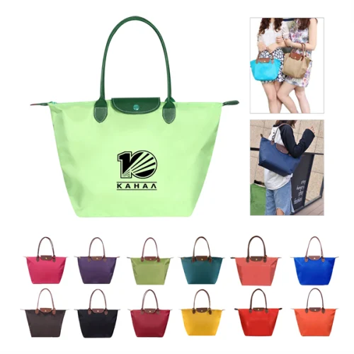 600D Zipper Oxford Cloth Tote Bag With Buckle