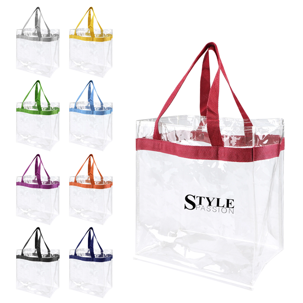Transparent Clear PVC Tote Bag