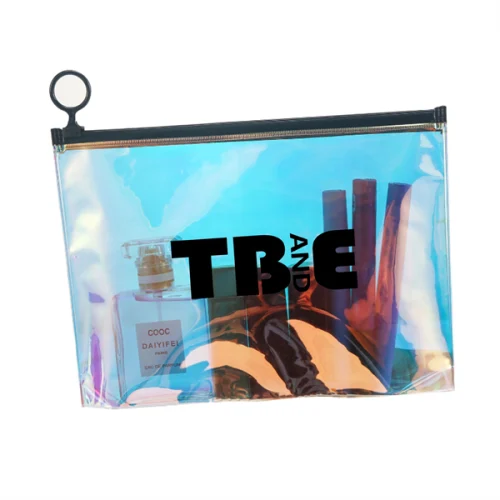 Holographic Rainbow Cosmetic Bag
