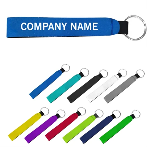 Neoprene Wristlet Keychain