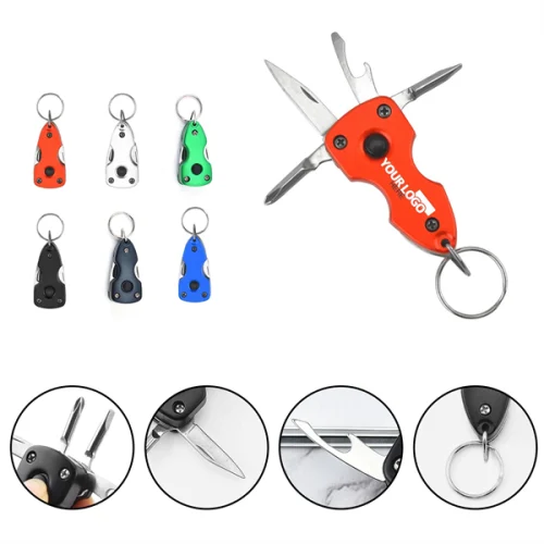 4.1 Key Ring Multitool With LED Flashlight