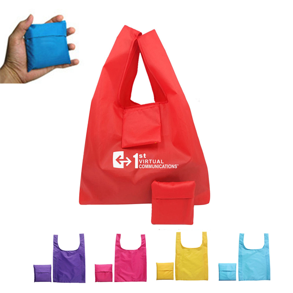 Folding Reusable Grocery Tote Bag