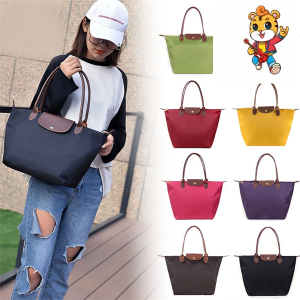 600D Zipper Oxford Cloth Tote Bag With Buckle