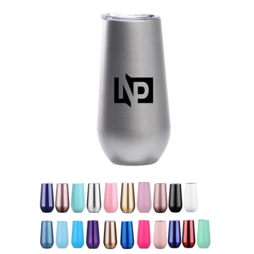 4.3 6Oz Double-Insulated Champagne Flutes Tumbler