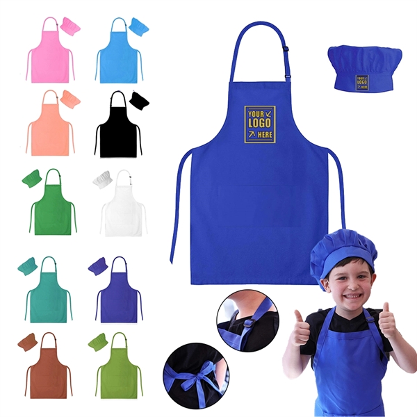 Kids Apron and Chef Cap