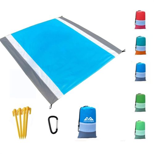 80''x 57'' Sandproof Pocket Beach Mat Blanket