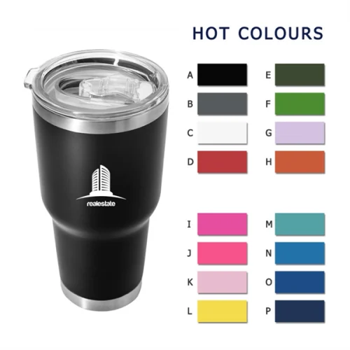 30oz Double Wall Stainless Steel Insulated Tumbler