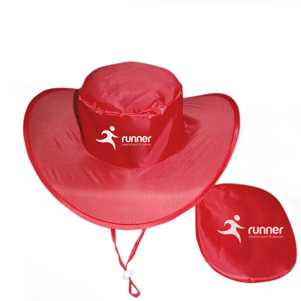 Foldable Cowboy Hat With Pouch